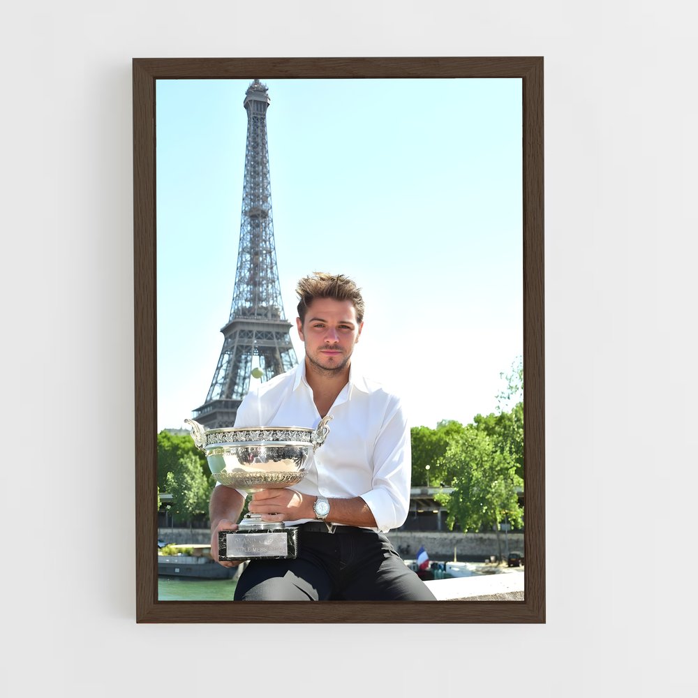 Poster Champion sous la Tour – affiche Tennis (vue 5)